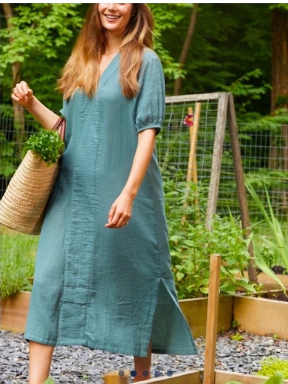 LAKE Gauze Caftan dress